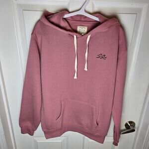 NWT Billabong Women's "Sundream" Rose Graphic Sleeve Pullover Hoodie SZ SM
